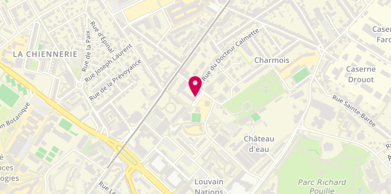Plan de Korian Jardins du Charmois, 1 Rue du Charmois, 54500 Vandœuvre-lès-Nancy