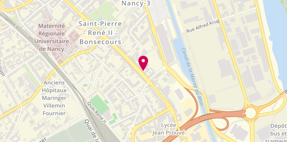 Plan de Nancy, 119 avenue de Strasbourg, 54000 Nancy