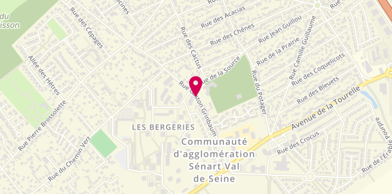Plan de Residence Autonomie Gaston Grinbaum, 92 Rue Gaston Grinbaum, 91270 Vigneux-sur-Seine