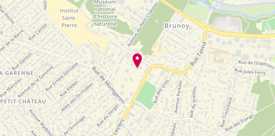 Plan de Clinalliance Brunoy, 3 Rue des Godeaux, 91800 Brunoy