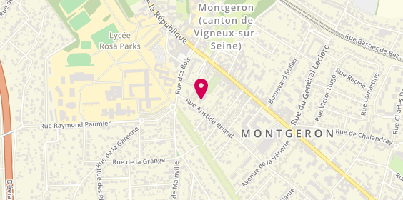 Plan de Maison de Retraite le Manoir, 7 Rue Aristide Briand, 91230 Montgeron
