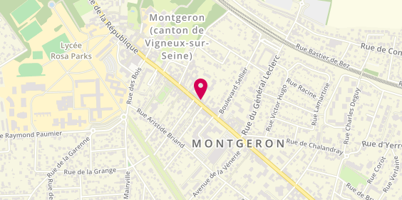 Plan de Melavie, 83 avenue de la République, 91230 Montgeron