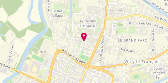 Plan de Residence le Hamois, Rue du Faubourg du Hamois, 51300 Vitry-le-François