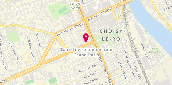 Plan de EHPAD ARPAVIE Georges Léger, 4 avenue du Général Leclerc, 94600 Choisy-le-Roi