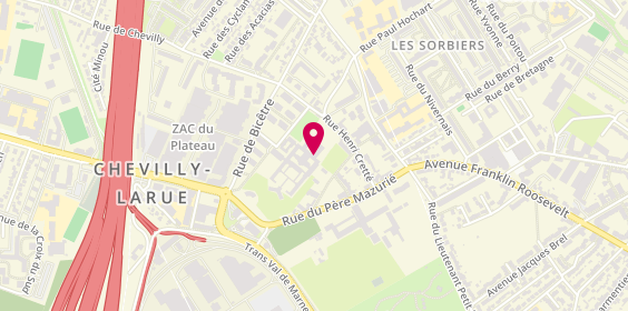 Plan de St Jean Eudes, 5 Rue Outrequin, 94550 Chevilly-Larue