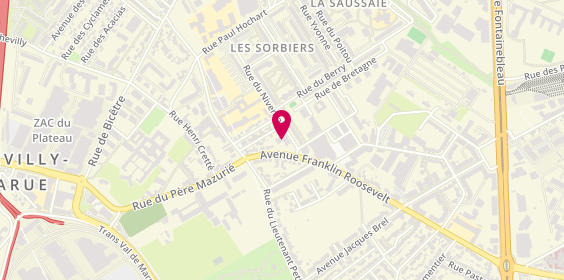 Plan de Résidence autonomie ARPAVIE le Chêne Rouge, 1 Rue du Nivernais, 94550 Chevilly-Larue