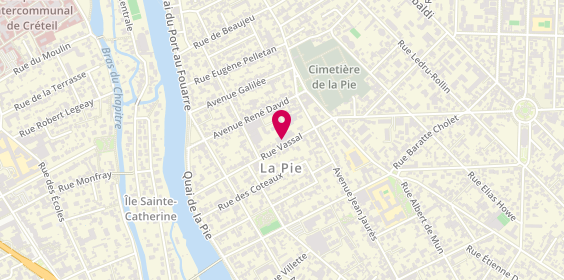 Plan de Résidence de l'Orme, 4-8 Rue Vassal, 94100 Saint-Maur-des-Fossés