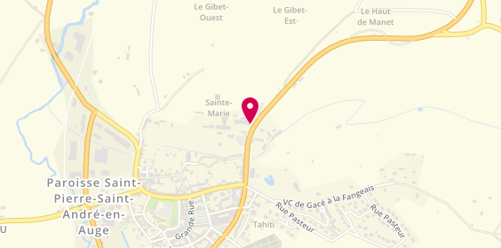 Plan de Maison de Retraite Sainte Marie, 41 Route Rouen, 61230 Gacé