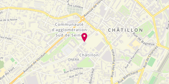 Plan de Korian Castel Voltaire, 19 Avenue Division Leclerc, 92320 Châtillon