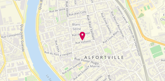 Plan de Residence Autonomie Voltaire, 17 Rue Voltaire, 94140 Alfortville