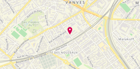 Plan de EHPAD ARPAVIE Lannelongue, 31 Rue Diderot, 92170 Vanves