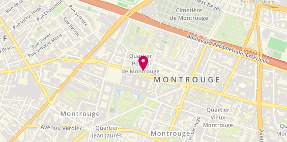 Plan de Villa Beausoleil Montrouge - Maison de Retraite (EHPAD), 64-66 Rue Gabriel Péri, 92120 Montrouge