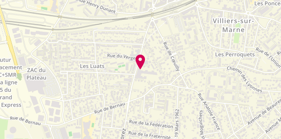 Plan de Domitys Les Raisins Bleus, 31-35 Rue du Général Leclerc, 94350 Villiers-sur-Marne
