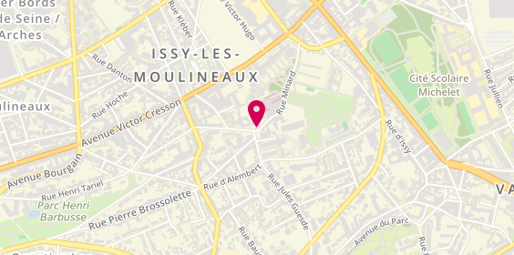Plan de Clinalliance Issy Les Moulineaux, 23 avenue Jean Jaurès, 92130 Issy-les-Moulineaux