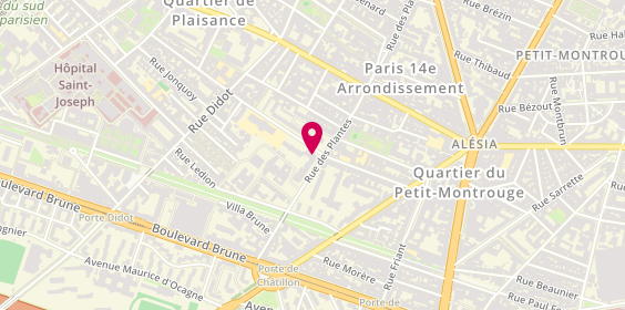 Plan de Domitys Paris Plaisance, 62-64 Rue des Plantes, 75014 Paris
