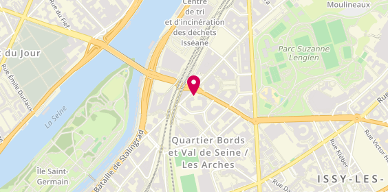 Plan de Arpavie, 8 Rue Rouget de Lisle, 92130 Issy-les-Moulineaux