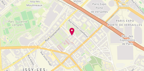 Plan de EHPAD Lasserre, 4 Rue Séverine, 92130 Issy-les-Moulineaux