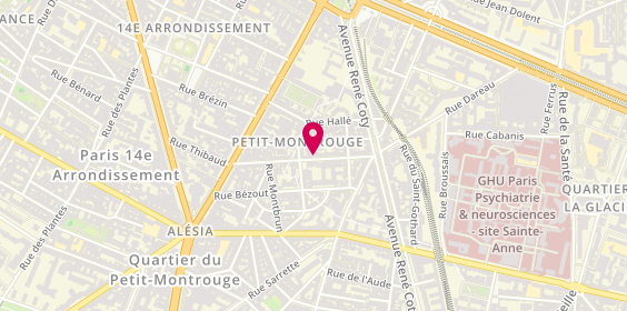 Plan de Le Tiers Temps Orleans, 24-26 Rue Rémy Dumoncel, 75014 Paris