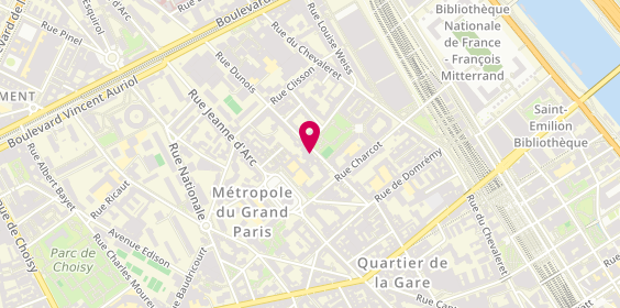 Plan de Résidence Appartement Dunois, Résidence Appartement Dunois 29 Rue Dunois, 75013 Paris