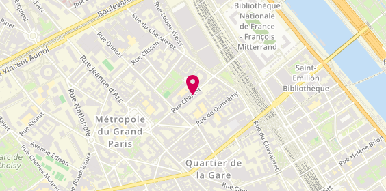 Plan de Residence Autonomie Charcot, 11-15 Rue Charcot, 75013 Paris