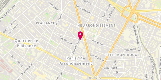 Plan de Résidence Appartement la Sablière, 9 Rue des Plantes, 75014 Paris
