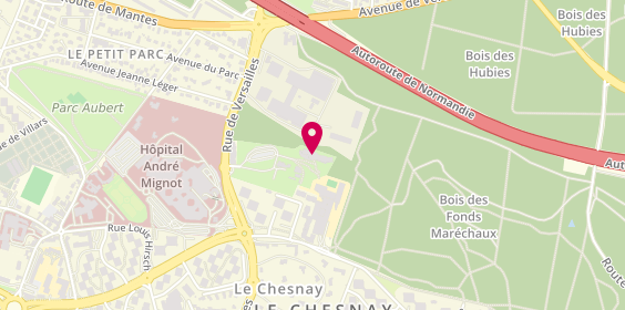 Plan de Ehpad Les Chênes d'Or, 158 Rue de Versailles, 78150 Le Chesnay-Rocquencourt
