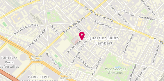 Plan de Résidence Service Vaugelas, 4 Rue Vaugelas, 75015 Paris