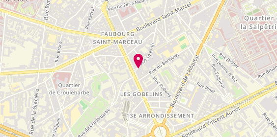Plan de EHPAD Résidence Les Gobelins, 35 Rue le Brun, 75013 Paris