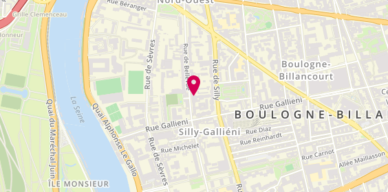Plan de Le Corbusier, 61-65 Rue de Bellevue, 92100 Boulogne-Billancourt