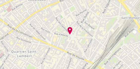 Plan de Residence Appartement Alleray, 40 Rue Favorites, 75015 Paris