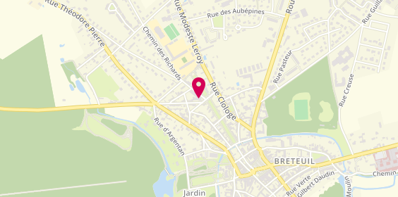 Plan de Korian Ville en Vert, 175 Rue Neuve de Bémécourt, 27160 Breteuil