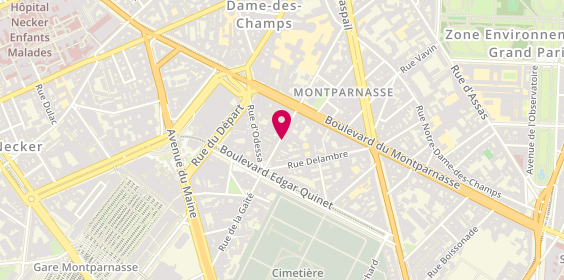 Plan de Résidence Appartement Les Artistes, 55 Rue Montparnasse, 75014 Paris