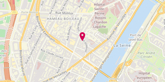 Plan de Résidence Appartement Jouvenet, 23 Rue Jouvenet, 75016 Paris