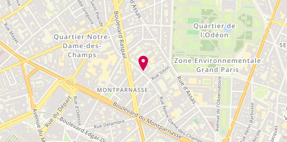 Plan de Les Petites Sœurs des Pauvres, 49 Rue Notre Dame des Champs, 75006 Paris
