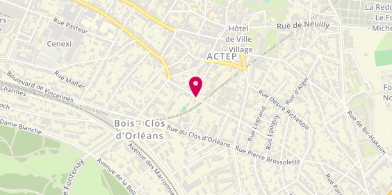 Plan de Residence Autonomie Gaston Charles, 6 Rue Gaston Charle, 94120 Fontenay-sous-Bois