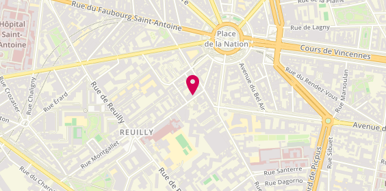 Plan de Maison de Retraite Protestante de la Muette, 43 Rue du Sergent Bauchat, 75012 Paris