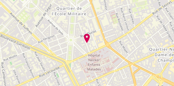 Plan de Cos Jeanne d'Arc, 21 Rue du Général Bertrand, 75007 Paris