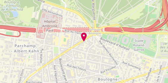Plan de Maison de Retraite Sainte Agnes, 7 avenue Jean Baptiste Clément, 92100 Boulogne-Billancourt