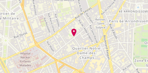 Plan de Association Monsieur Vincent, 88 Rue Cherche Midi, 75006 Paris