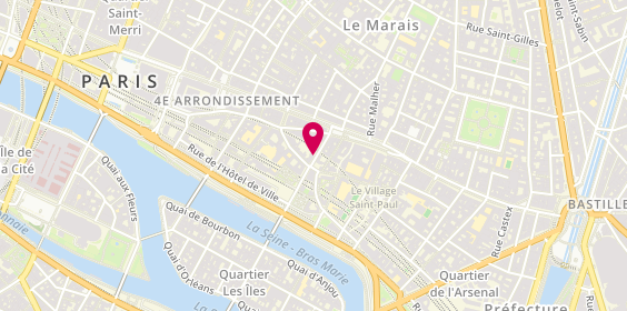 Plan de Residence Appartement au Petit Remouleur, 3 Rue Fourcy, 75004 Paris