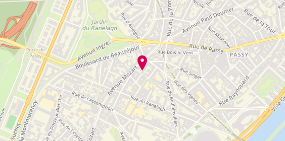 Plan de Résidence Appartement Pajou, 7 Rue Pajou, 75016 Paris