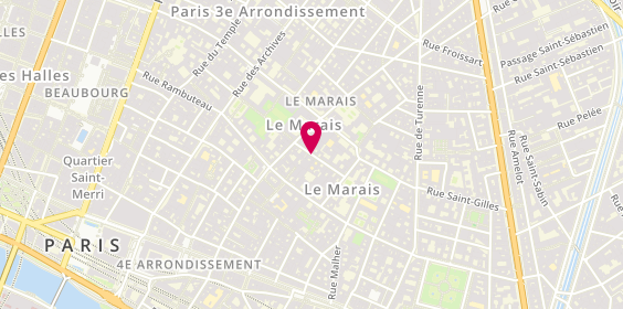 Plan de Résidence du Marais, 11 Rue Barbette, 75003 Paris