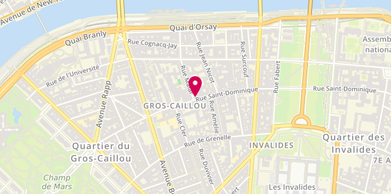Plan de Résidence Appartement Malar, 88 Rue Saint Dominique, 75007 Paris