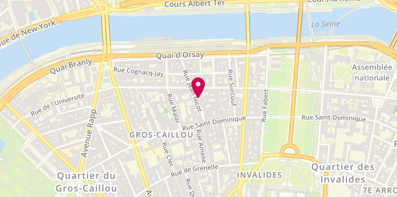 Plan de Résidence Appartement Jean Nicot, 7 Rue Jean Nicot, 75007 Paris