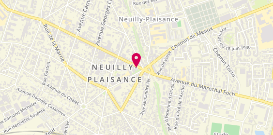 Plan de Résidence Arefo Les Pins, 64 Avenue Marechal Foch, 93360 Neuilly-Plaisance