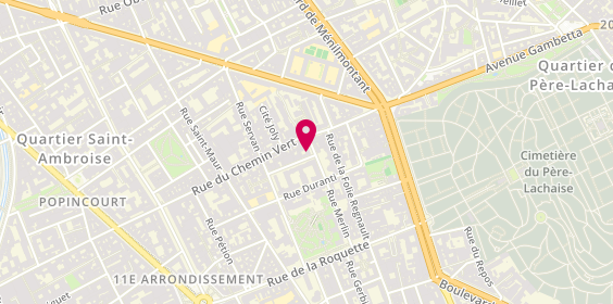 Plan de Residence Service Omer Talon, 33-37
Rue Merlin, 75011 Paris