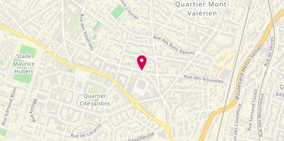 Plan de Hauts-de-Seine Habitat-OPH, 24 Rue Albert Caron, 92150 Suresnes