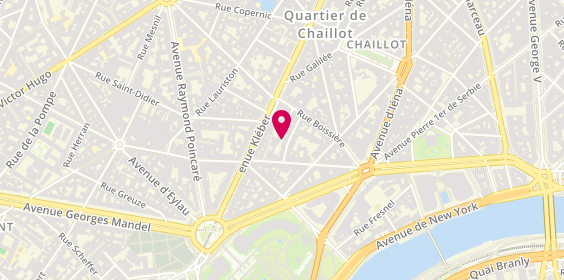 Plan de Résidence Trocadéro, 9 Rue du Bouquet de Longchamp, 75116 Paris