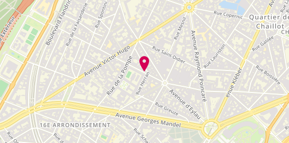 Plan de La Demeure de Longchamp, 100 Rue de Longchamp, 75116 Paris
