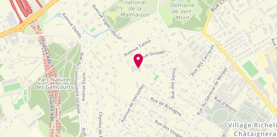 Plan de Maison de Retraite, 16 avenue de Versailles, 92500 Rueil-Malmaison